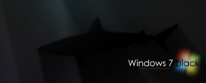 Windows 7 Black Shark Wallpaper
